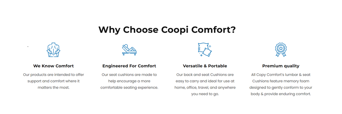Why Coopi Comfort Cushions Are Worth Every Penny